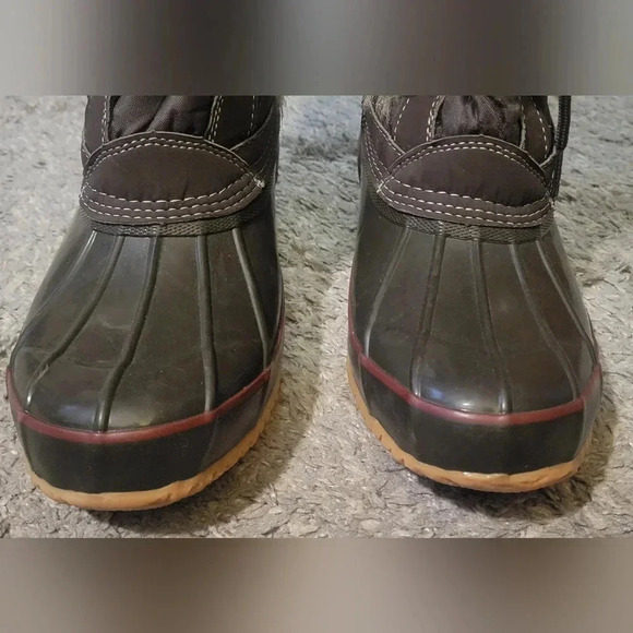 Khomba Snow Boots Fur Trim Insulated Size 9 Khombu Jandice Waterproof Brown - Picture 8 of 10